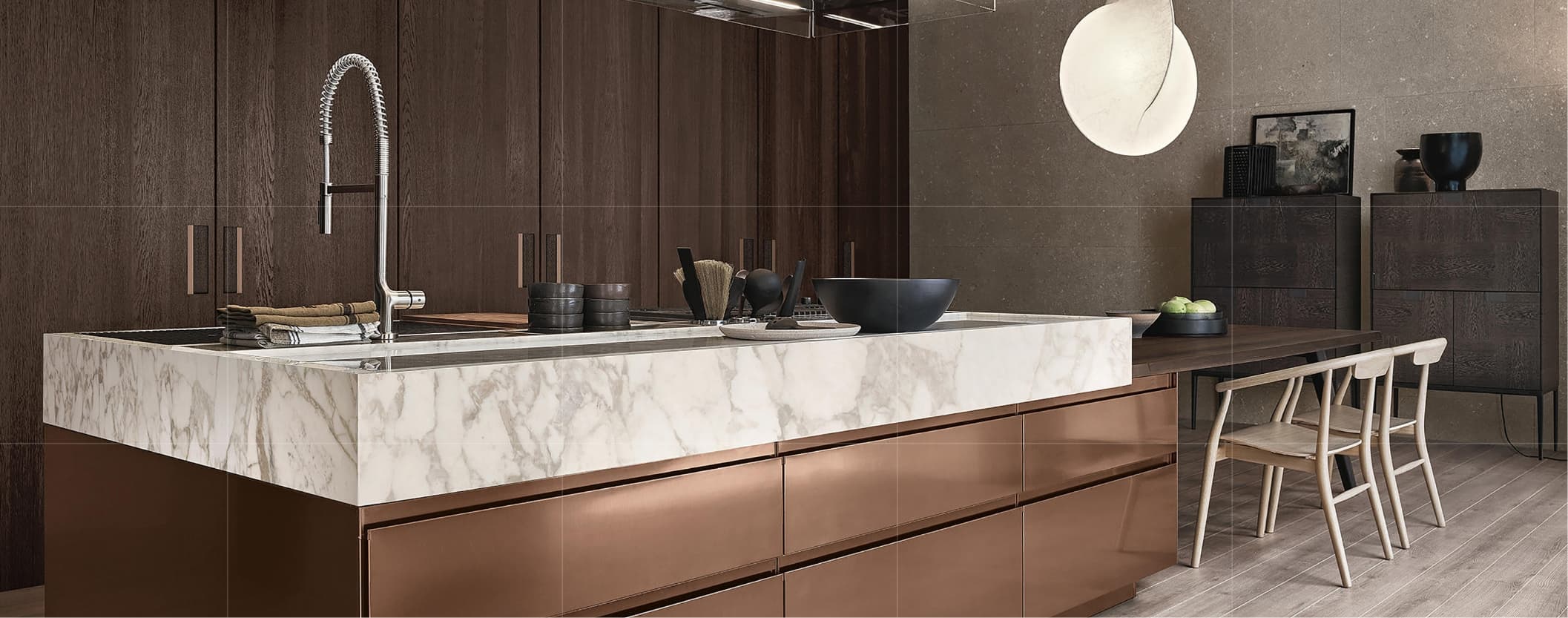 cabinets and trolley of kitchen design